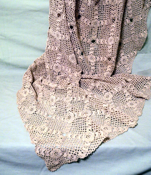 Item 11 Crocheted Throw
