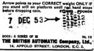 Weigh Card back