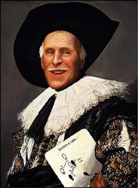 Sir Bruce Forsyth as The Laughing Cavalier