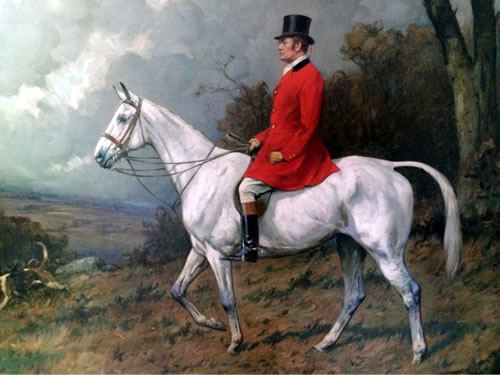 Roswell Eldridge on horseback